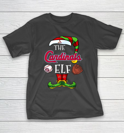 St.Louis Cardinals Christmas ELF Funny MLB T-Shirt 1