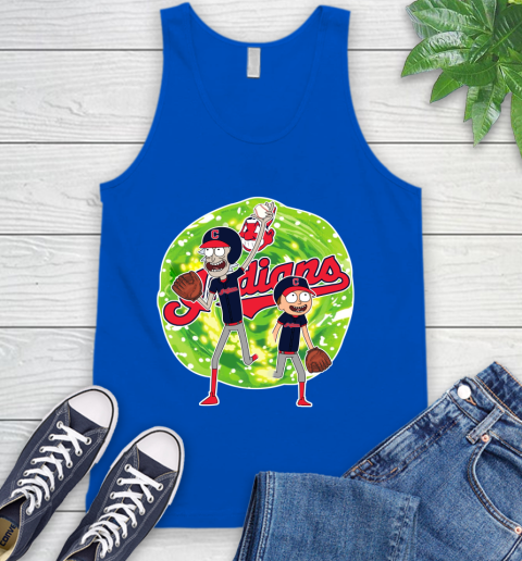MLB Cleveland Indians Rick And Morty Baseball Sports Tank Top 5