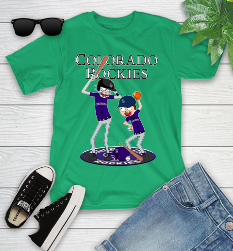 MLB Colorado Rockies Rick And Morty Baseball 108