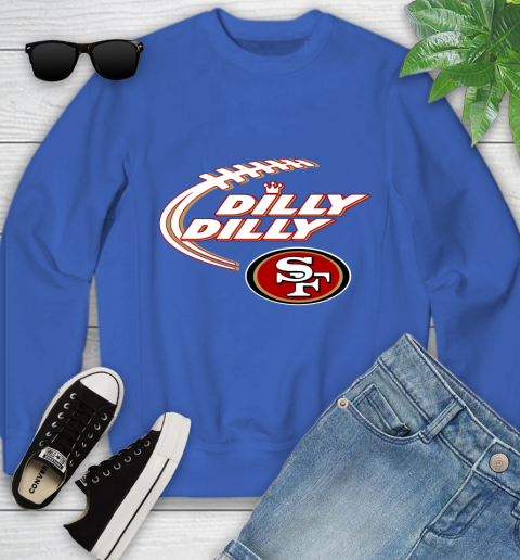 NFL San Francisco 49ers Dilly Dilly Football Sports Youth Sweatshirt 8