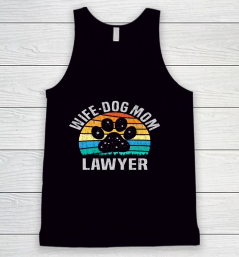 Wife Dog Mom Lawyer Cute Attorney Mother Tank Top