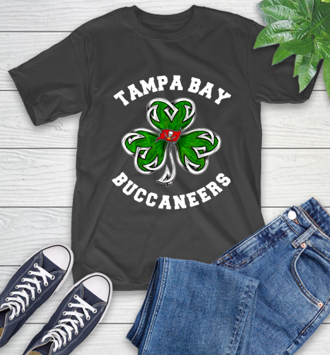 NFL Tampa Bay Buccaneers Three Leaf Clover St Patrick's Day Football Sports T-Shirt