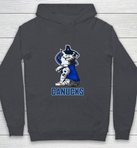 NHL My Cat Loves Vancouver Canucks Hockey Youth Hoodie 5