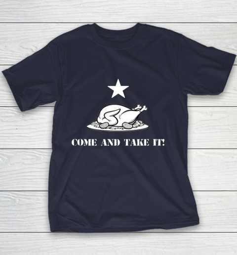 Thanksgiving Come And Take It Turkey Dinner Youth T-Shirt 2