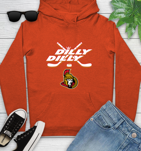 NHL Ottawa Senators Dilly Dilly Hockey Sports Youth Hoodie 5