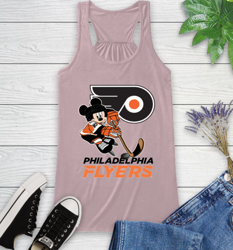NHL Philadelphia Flyers Mickey Mouse Disney Hockey T Shirt Racerback Tank 11