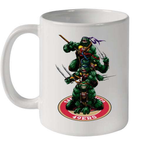 NFL Football San Francisco 49ers Teenage Mutant Ninja Turtles Shirt Ceramic Mug 11oz