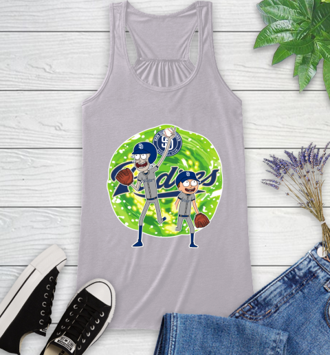 MLB San Diego Padres Rick And Morty Baseball Sports Racerback Tank 5
