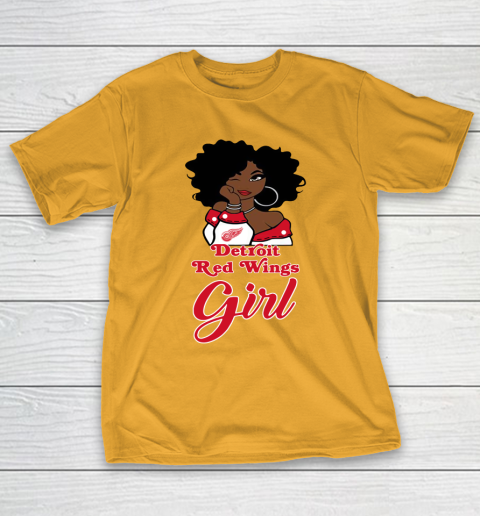 Detroit Red Wings Girl NHL T-Shirt 3