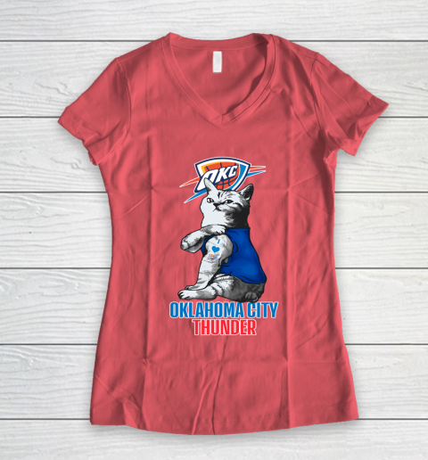 Pink okc thunder shirts sales