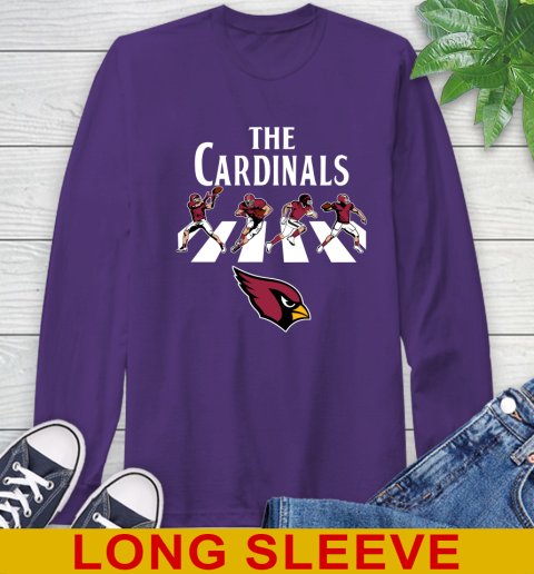 NFL Football Arizona Cardinals The Beatles Rock Band Shirt Long Sleeve T-Shirt 5