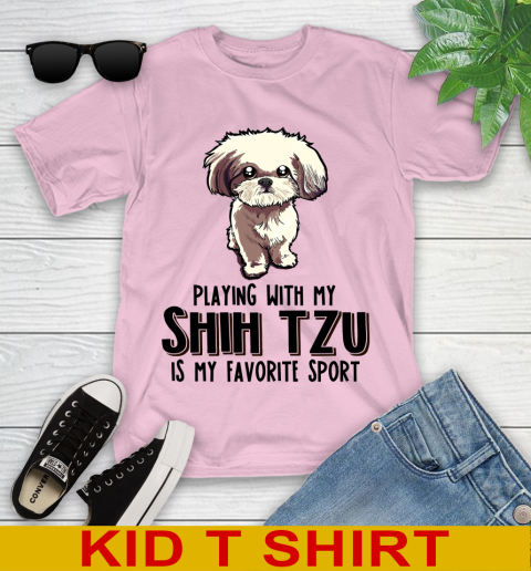 Playing with my shih tzu is my favorite sport 92