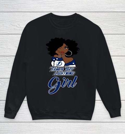 Tampa Bay Lightning Girl NHL Youth Sweatshirt