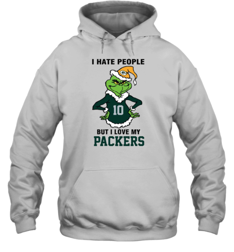 I Hate People But I Love My Packers Green Bay Packers NFL Teams Hoodie