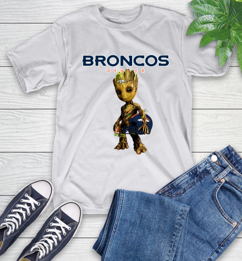 Denver Broncos NFL Football Groot Marvel Guardians Of The Galaxy T-Shirt 12