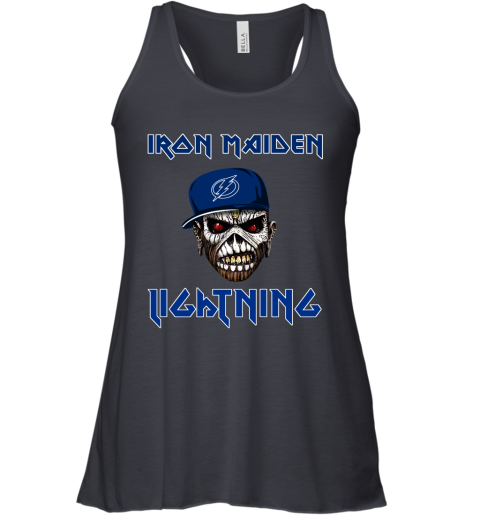 NHL Tampa Bay Lightning Iron Maiden Rock Band Music Hockey Sports YQNTz3v6N3G flowy tank 32 95 151514 front midnight