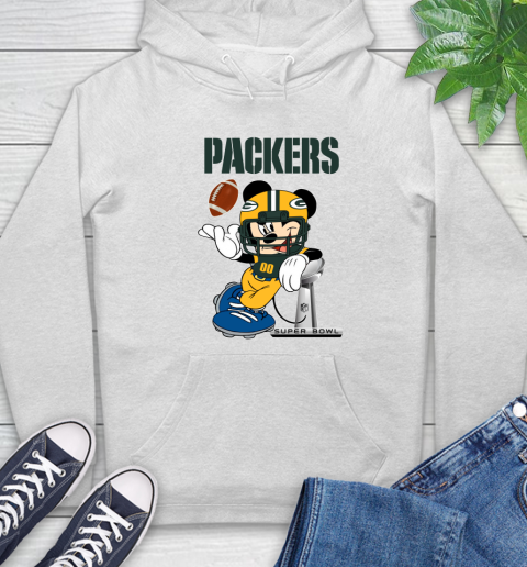 NFL Green Bay Packers Mickey Mouse Disney Super Bowl Football T Shirt Hoodie