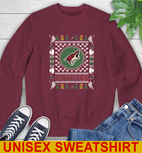 Arizona Coyotes Merry Christmas NHL Hockey Loyal Fan Sweatshirt 6