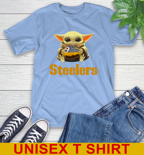 NFL Football Pittsburgh Steelers Baby Yoda Star Wars Shirt T-Shirt 11