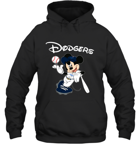 Baseball Mickey Team Los Angeles Dodgers Hoodie