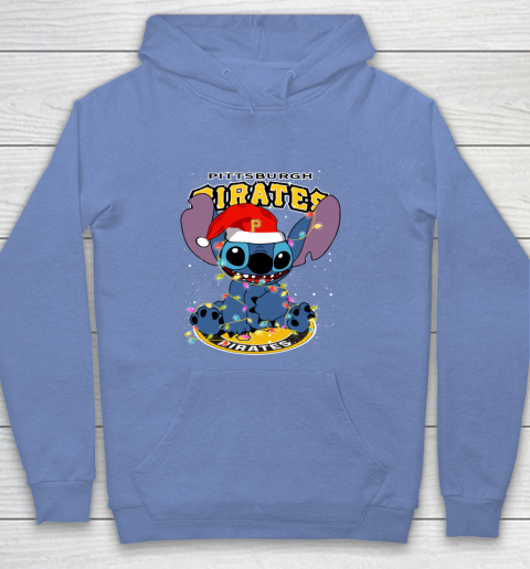 Pittsburgh Pirates MLB noel stitch Baseball Christmas Youth Hoodie 7