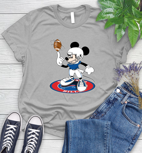 NFL Football Buffalo Bills Cheerful Mickey Disney Shirt Women's T-Shirt 5