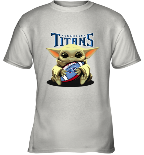 Baby Yoda Loves The Tennessee Titans zjz8 baby yoda loves the tennessee titans youth t shirt 26 front white