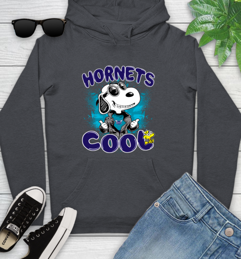 NBA Basketball Charlotte Hornets Cool Snoopy Shirt Youth Hoodie 8