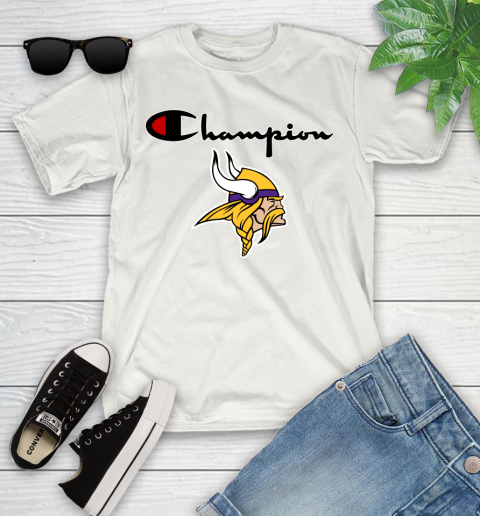 NFL Football Minnesota Vikings Champion Shirt Youth T-Shirt