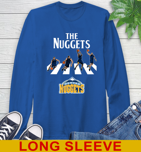 NBA Basketball Denver Nuggets The Beatles Rock Band Shirt Long Sleeve T-Shirt 11
