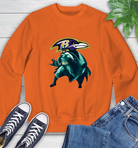 NFL Batman Football Sports Baltimore Ravens Sweatshirt 4