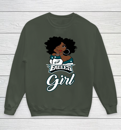 Philadelphia Eagles Girl NFL Youth Sweatshirt 10