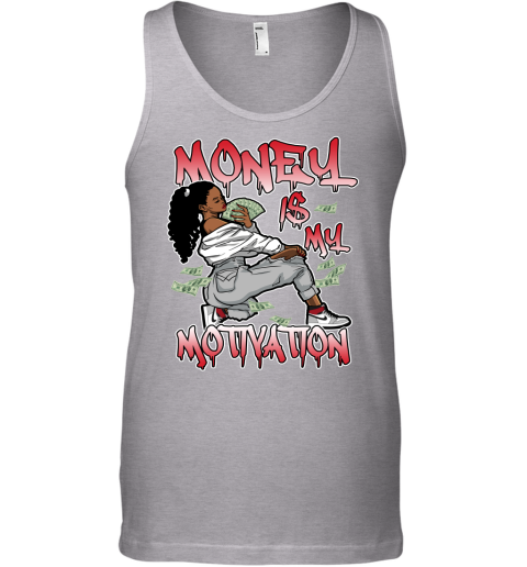 Jordan 1 Smoke Grey Matching Sneaker Tshirt For Woman For Girl Money Is My Motivation White Jordan Shirt