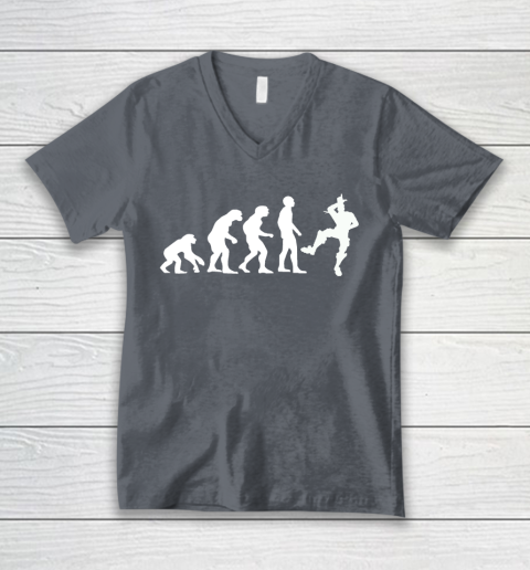 Fortnite Tshirt Human Evolution Take That L Emote Dance V-Neck T-Shirt 4