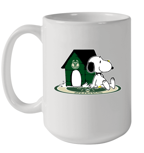 NBA Basketball Milwaukee Bucks Snoopy The Peanuts Movie Shirt Ceramic Mug 15oz