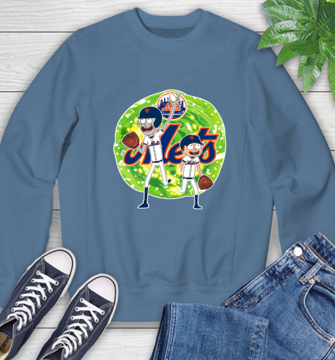MLB New York Mets Rick And Morty Baseball Sports Sweatshirt 7
