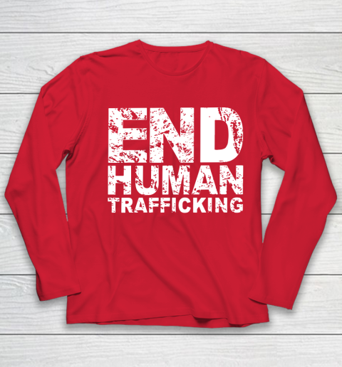 End Human Trafficking Shirt Youth Long Sleeve 8