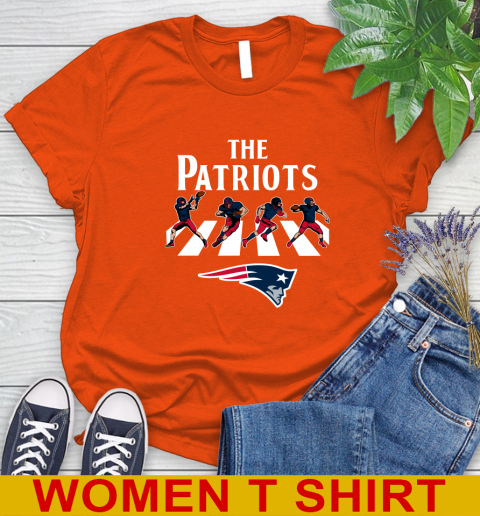 NFL Football New England Patriots The Beatles Rock Band Shirt Women's T-Shirt 3