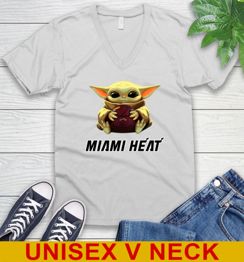 NBA Basketball Miami Heat Star Wars Baby Yoda Shirt 49