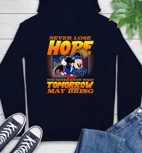 New York Rangers NHL Hockey ootball Mickey Disney Never Lose Hope Hoodie 3