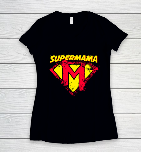 Super Mom Women's V-Neck T-Shirt