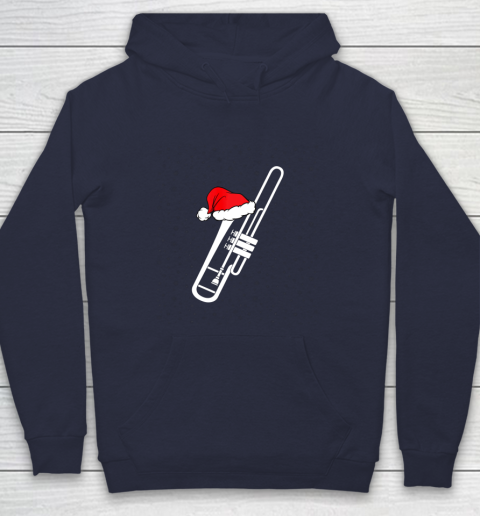Christmas Gift Trombone Santa Trombone Funny Xmas Pajama Hoodie 2