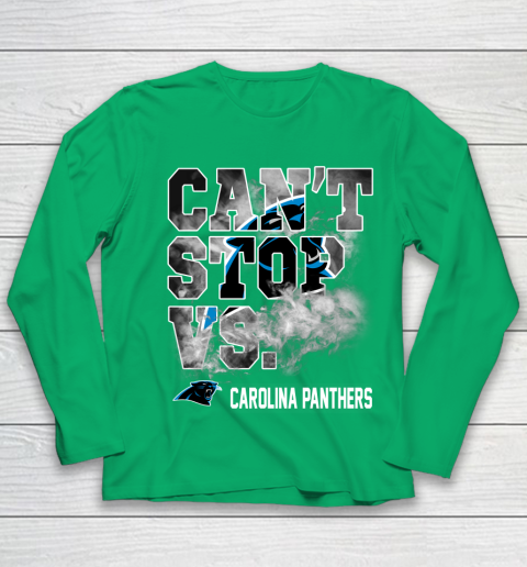 NFL Carolina Panthers Can't Stop Vs Youth Long Sleeve 4