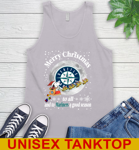 Seattle Mariners Merry Christmas To All And To Mariners A Good Season MLB Baseball Sports Tank Top 3