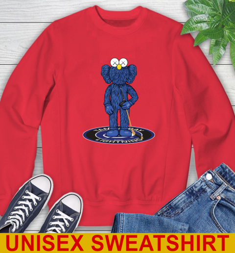 NHL Hockey Tampa Bay Lightning Kaws Bff Blue Figure Shirt Sweatshirt 10