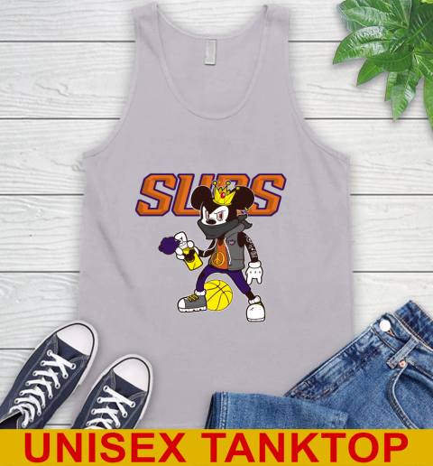 Phoenix Suns NBA Basketball Mickey Peace Sign Sports Tank Top 4