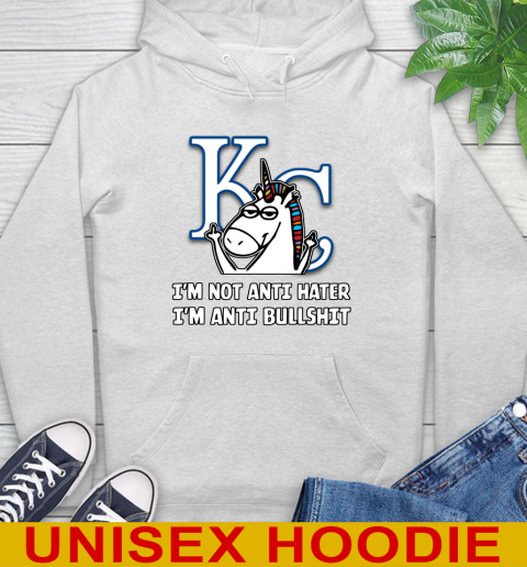 Los Angeles Angels MLB Baseball Unicorn I'm Not Anti Hater I'm Anti Bullshit (2) Hoodie