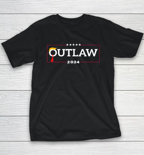 I'm Voting for The Outlaw Trump Felon Youth T-Shirt