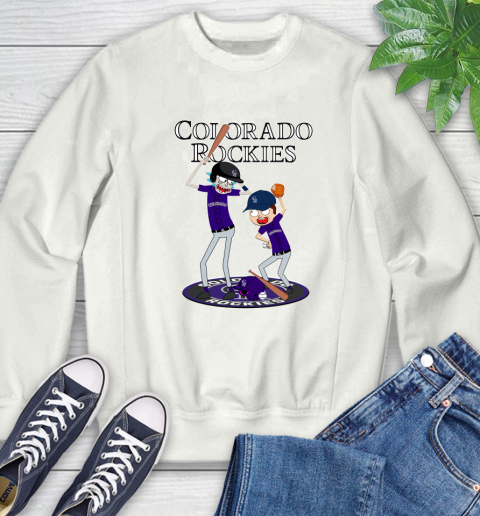 MLB Colorado Rockies Rick And Morty Baseball 25
