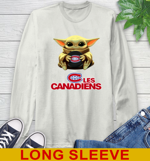 NHL Hockey Montreal Canadiens Star Wars Baby Yoda Shirt 69